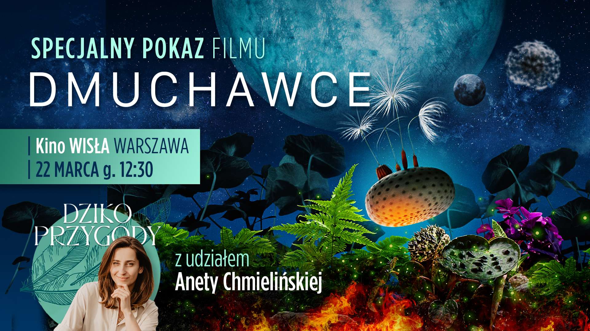 Dmuchawce - pokaz specjalny przyjazny sensorycznie z Dzikoprzygodami!