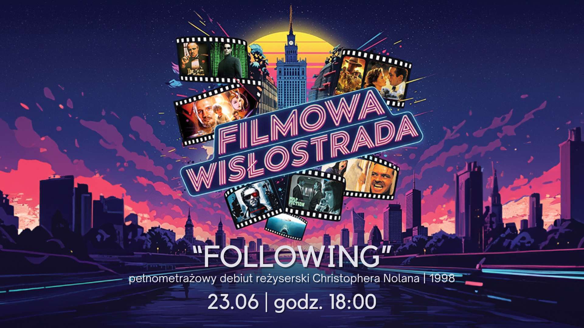 KF Filmowa Wisłostrada: Kogo śledzi Christopher Nolan? | Seans i dyskusja o „Following” (1998r.)