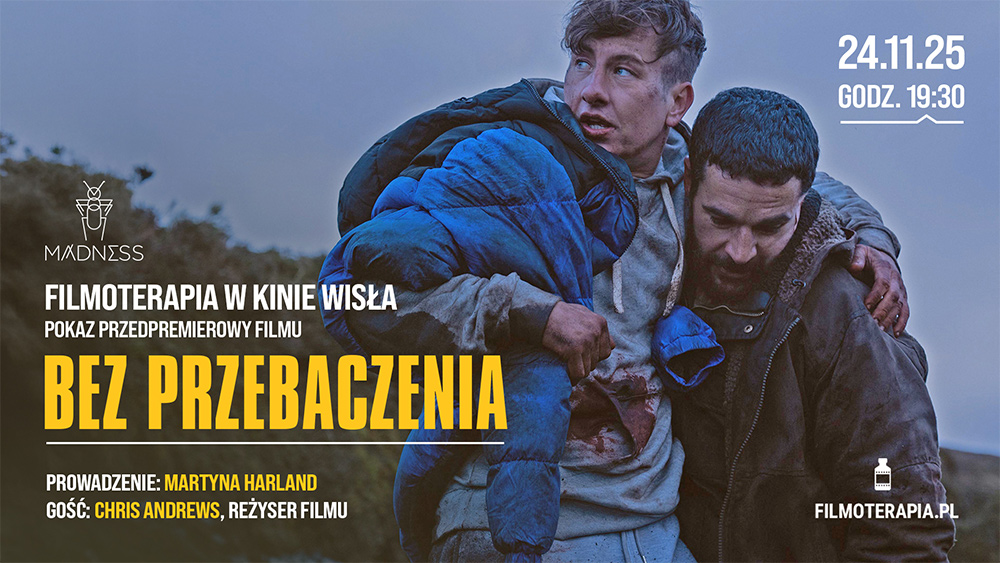 FILMOTERAPIA w kinie Wisła: BEZ PRZEBACZENIA + spotkanie z reżyserem