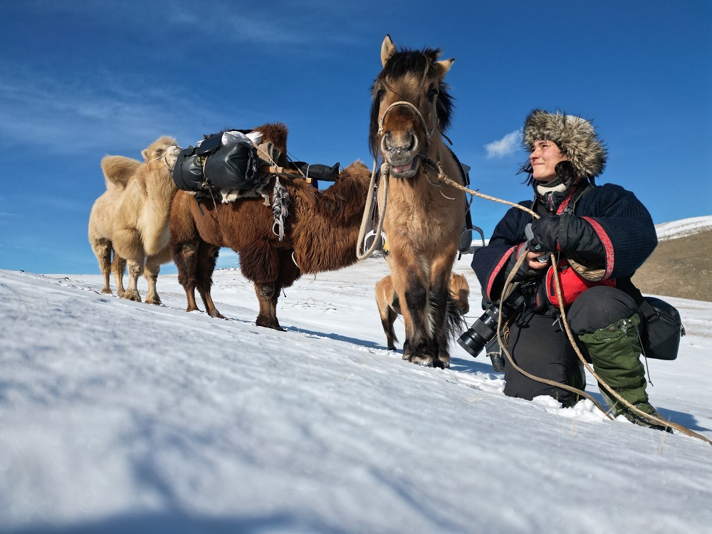 Slajdy podróżnicze: Zimowa Mongolia w dźwiękach końskiej grzywy. Anna Grebieniow