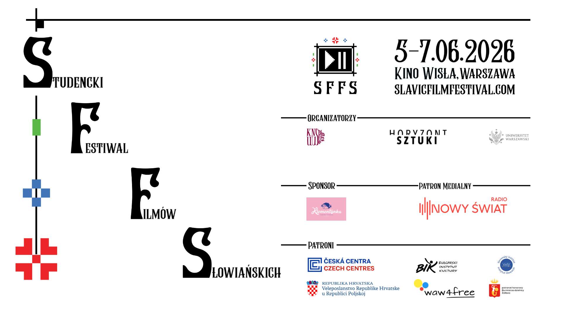 Studencki Festiwal Filmów Słowiańskich - Blok 1